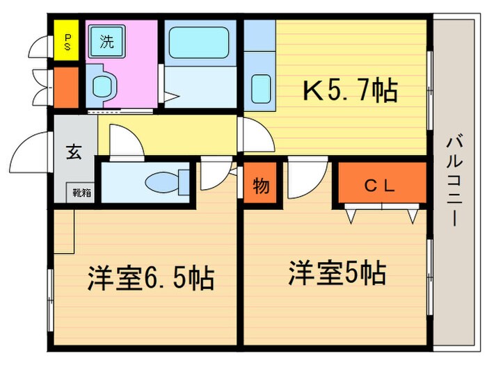 ル－ミナス桂の物件間取画像