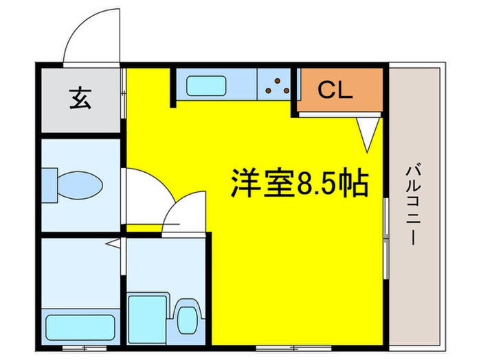 ファーストハイツの物件間取画像