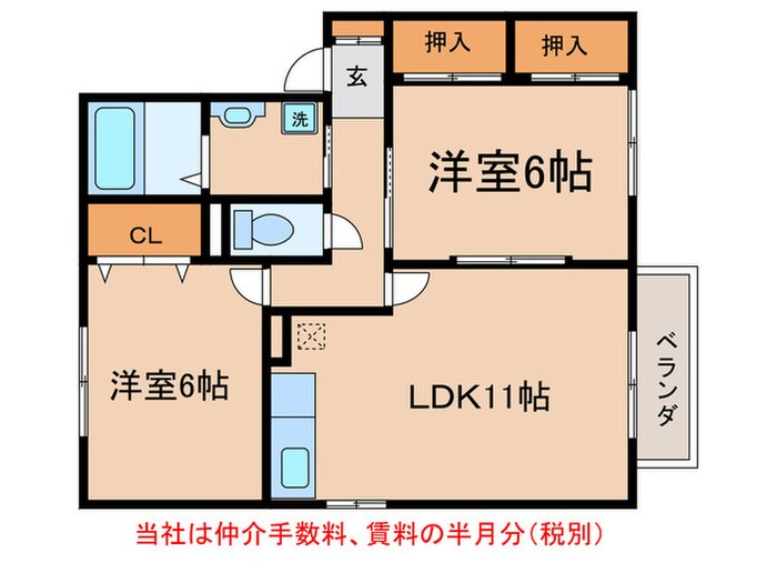 コ－ポはおりやＡの物件間取画像