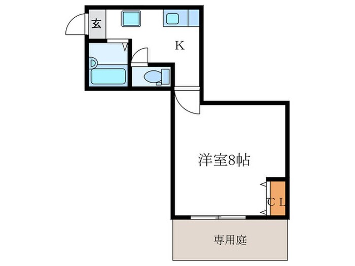 ハウス６の物件間取画像