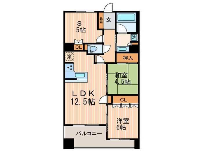 ｸﾞﾗﾝﾚ･ｼﾞｪｲﾄﾞ京都河原町(807)の物件間取画像