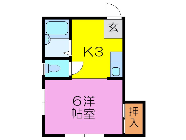 新町ヴィラの物件間取画像