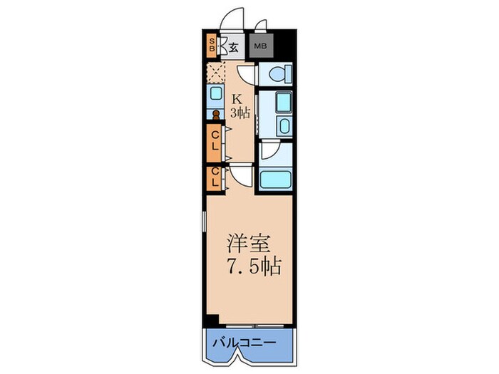 M`s Streamの物件間取画像