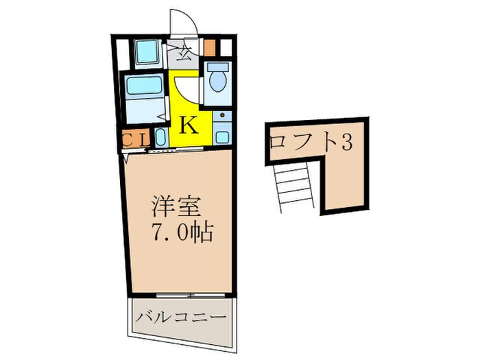 エステムコート新大阪Ⅲの物件間取画像