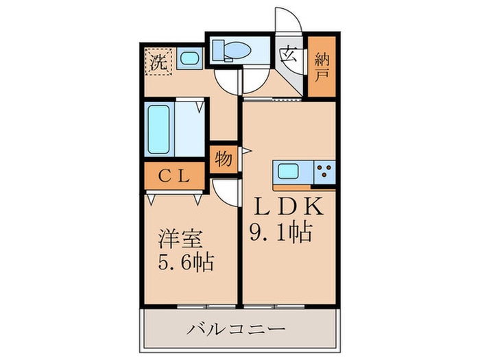 フロレゾン醍醐の物件間取画像