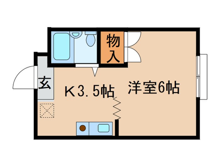 サテンドール草津の物件間取画像
