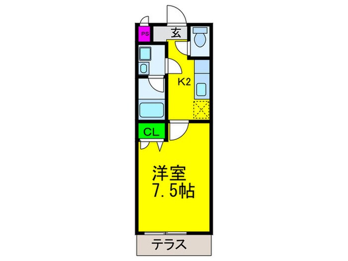 フジパレス野代の物件間取画像