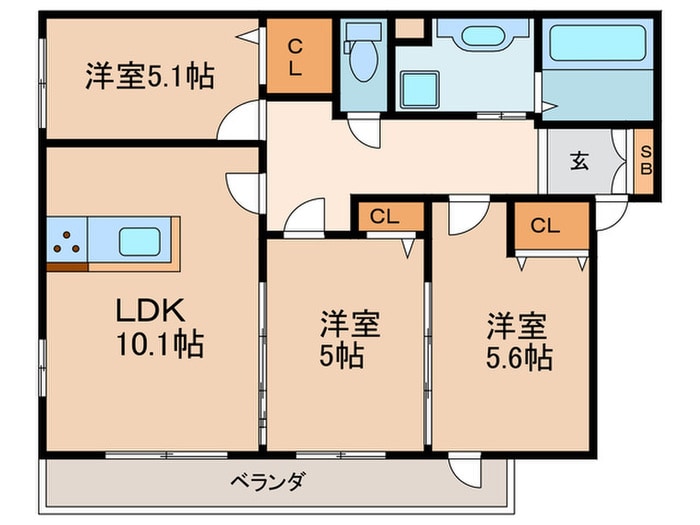 仮)ラフィナスの物件間取画像