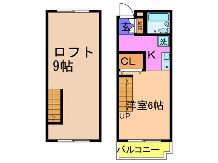 ハイツアベニュ－の物件間取画像