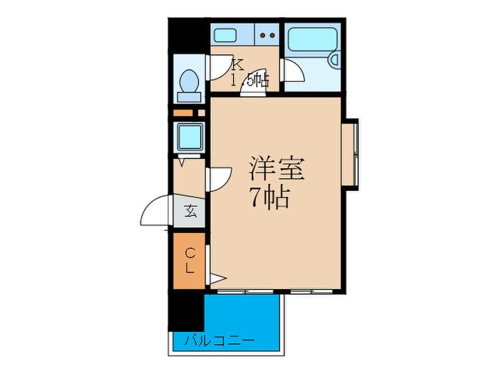 ディナスティ福島（204)の物件間取画像