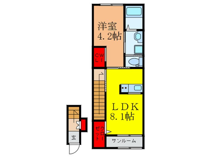 シャングリラ.ⅰの物件間取画像