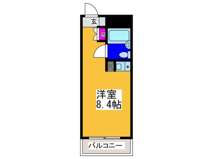 シャンソニエパレスの物件間取画像