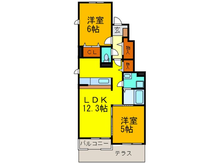 アム－ルコ－トの物件間取画像