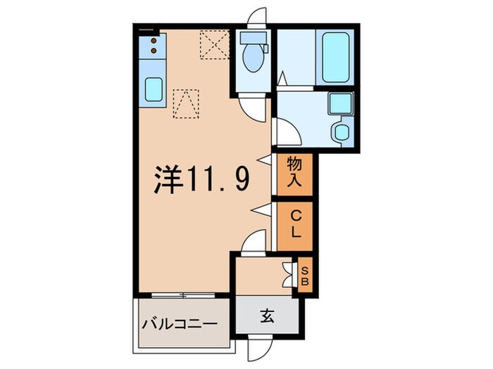 エスペランサ有野の物件間取画像