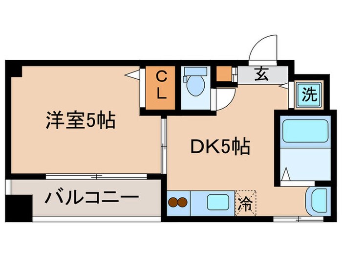 プロスペクト河原町五条の物件間取画像