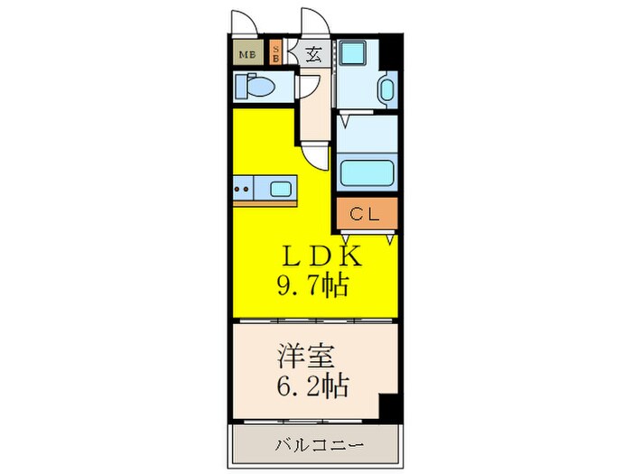 フローレンス江坂の物件間取画像