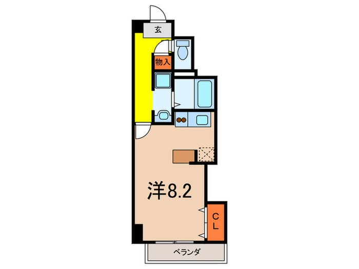 ラフォンテ甲東園の物件間取画像