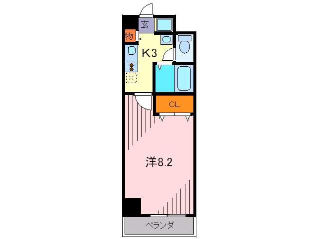 ラフォンテ甲東園の物件間取画像