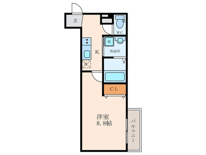 フジパレス長洲中通の物件間取画像