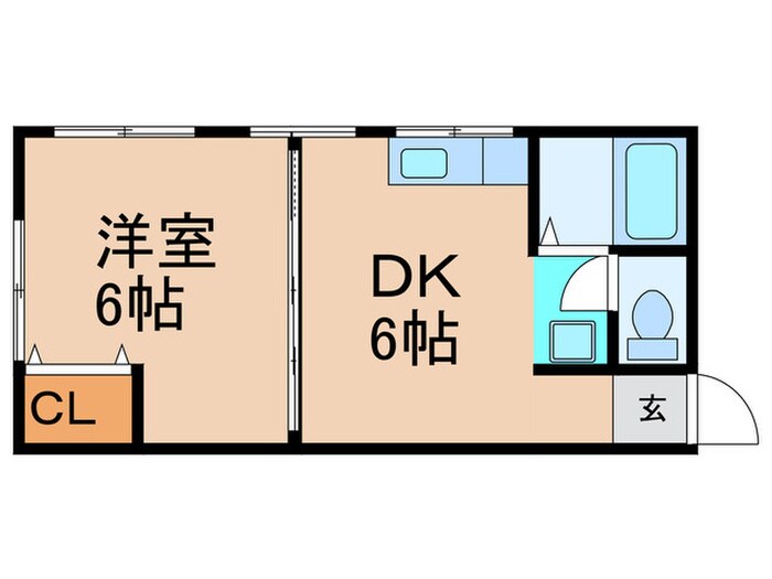 ヴェルドミ－ル長居の物件間取画像