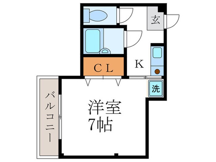 的場ビルの物件間取画像