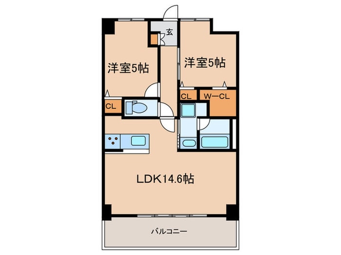 ラ　フィエスタ新神戸の物件間取画像