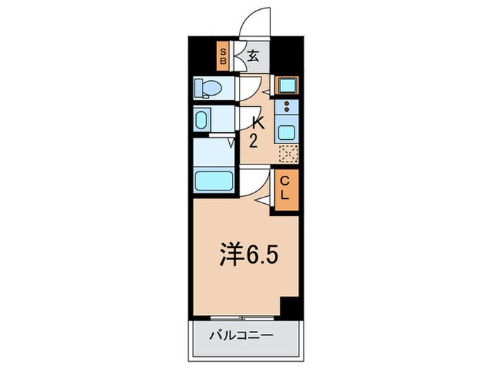 エス・キュート京町堀の物件間取画像