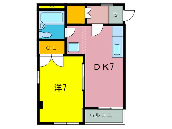 グリーンハイツ佐野の物件間取画像