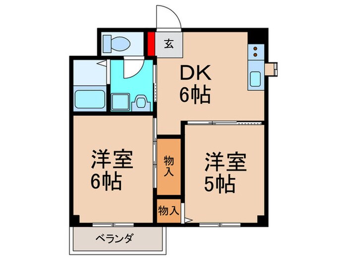 セレコート枚方Ⅱの物件間取画像