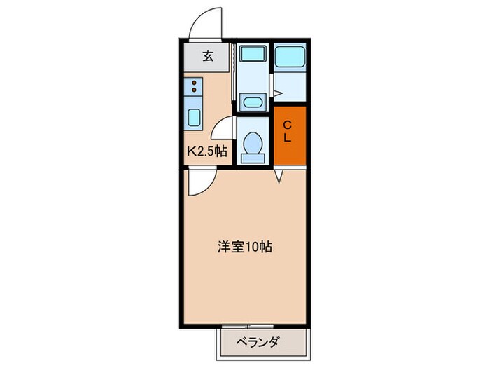 ウエストパレスの物件間取画像