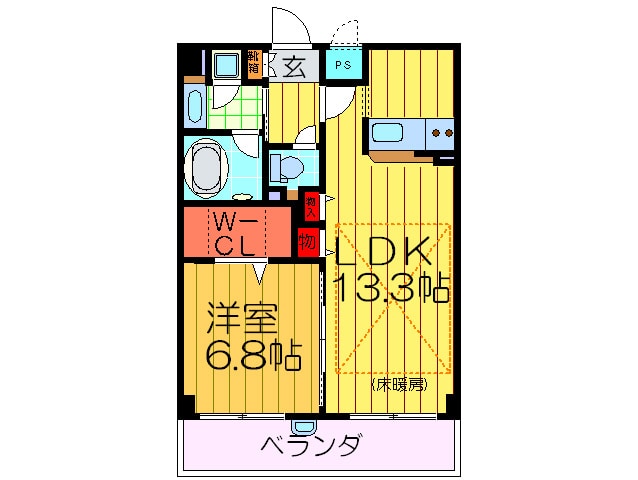 サンクチュアリの物件間取画像