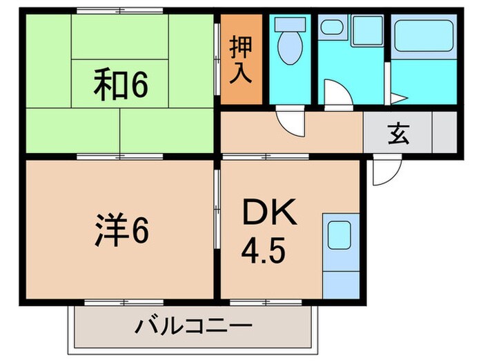 シャティハイムの物件間取画像