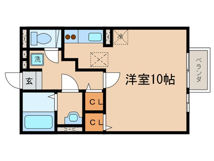 エスポワ－ル青山の物件間取画像