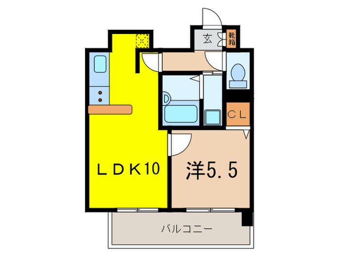 リーガル新神戸（701）の物件間取画像