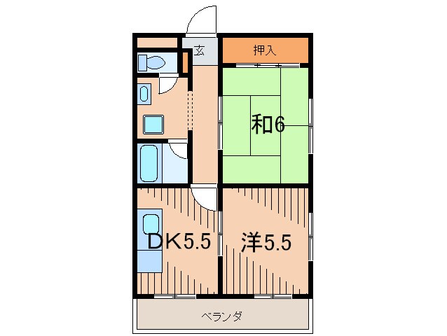 レジオン塚口の物件間取画像