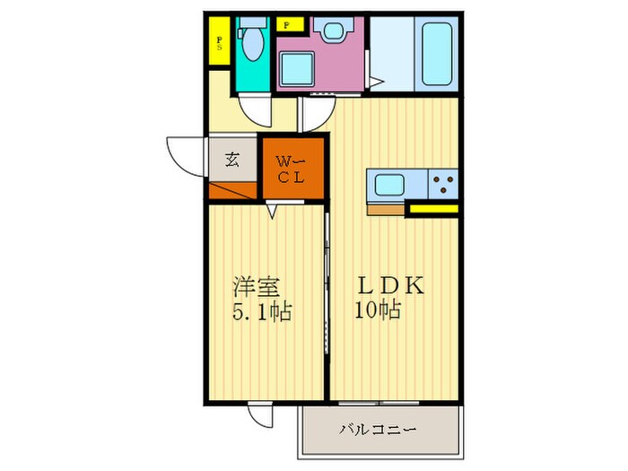 ヴォーグ山ノ内の物件間取画像