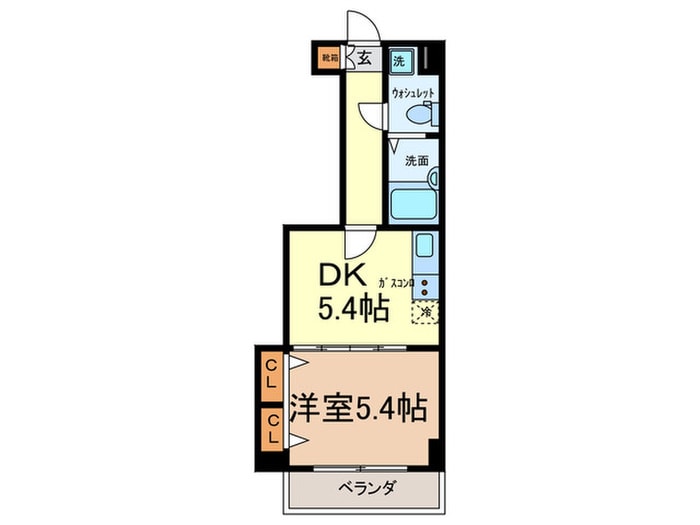 エスペランサ御影Ⅱの物件間取画像