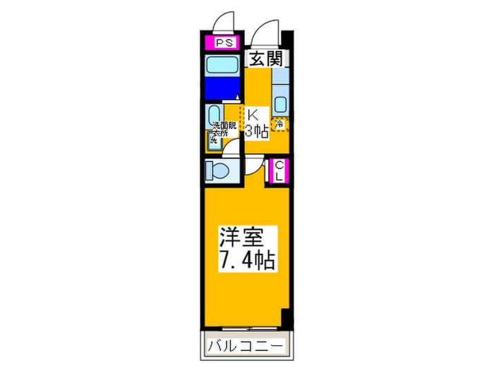 ブリディアントグリ－ン三国ヶ丘の物件間取画像