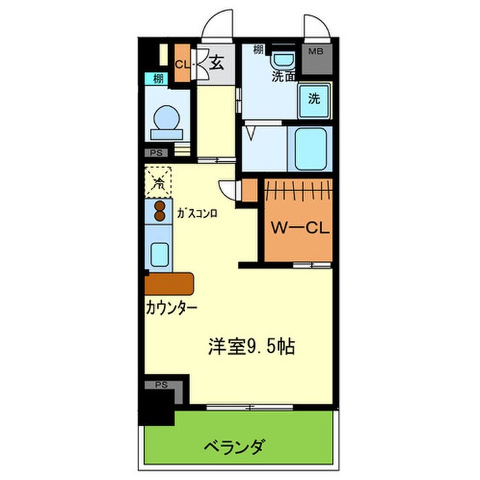 グランベージュ大手町の物件間取画像