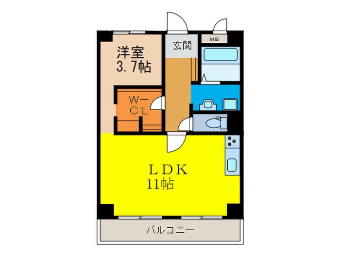 アネックス塚本の物件間取画像