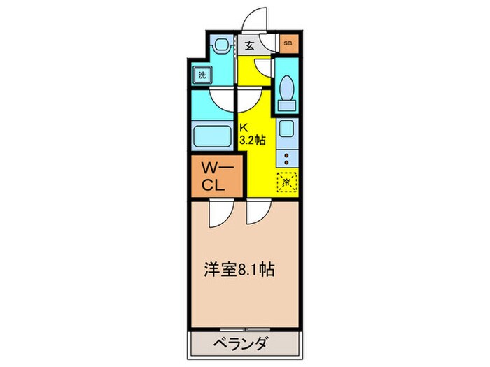 ステラウッド南恵我之荘の物件間取画像