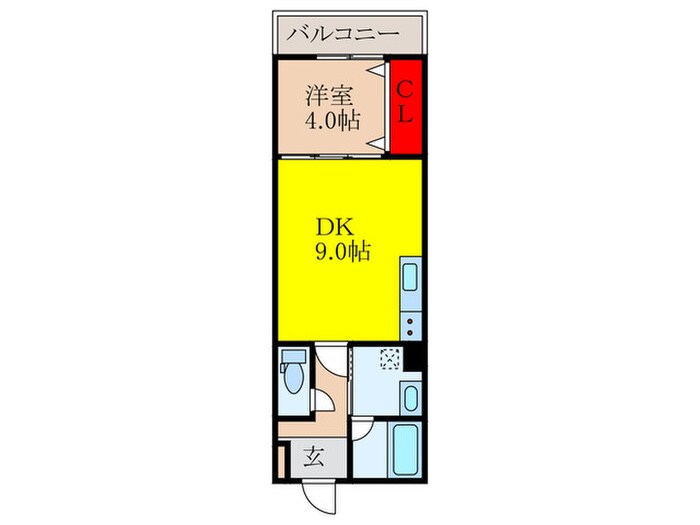 アート摂津富田の物件間取画像