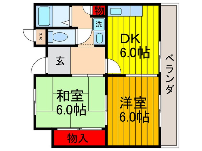 モンテベルデ交野の物件間取画像
