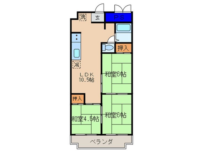 ブエナビスタ京都上鳥羽の物件間取画像
