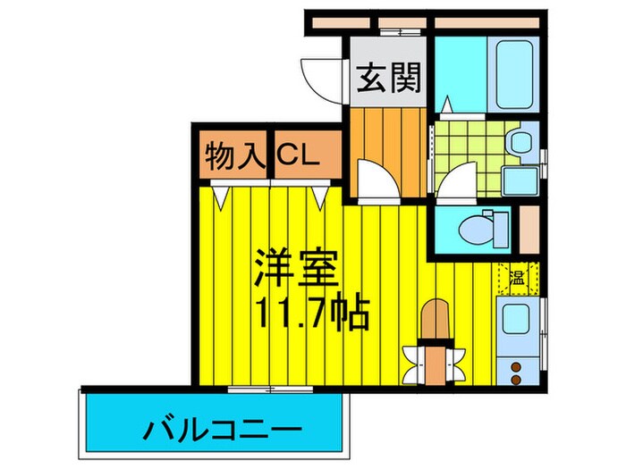 エレリ－アＮＩＳＨＩＤＡの物件間取画像