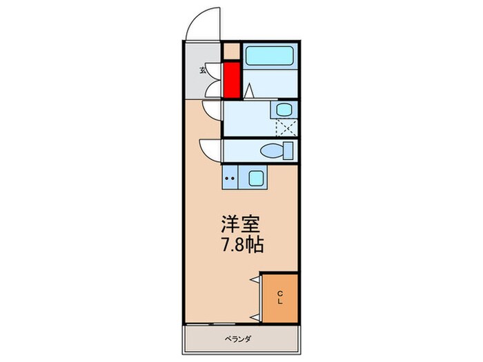 chou chou Nakamiya　EAST　の物件間取画像