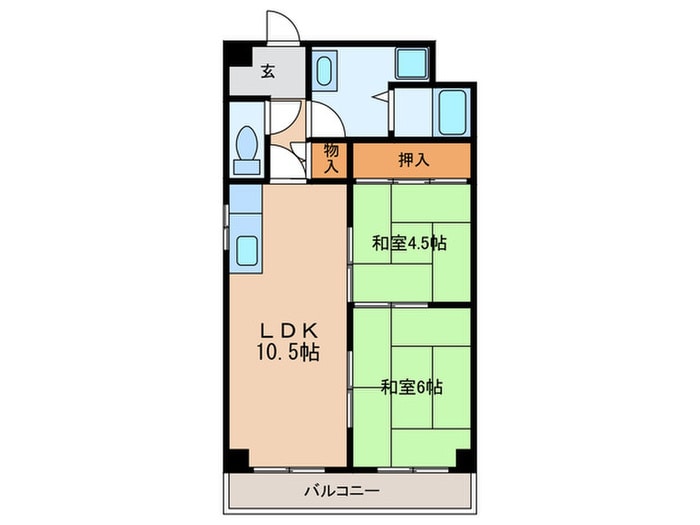 グランアルブルの物件間取画像