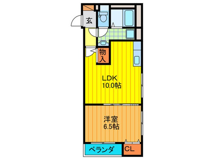 ラプラ－ジュの物件間取画像