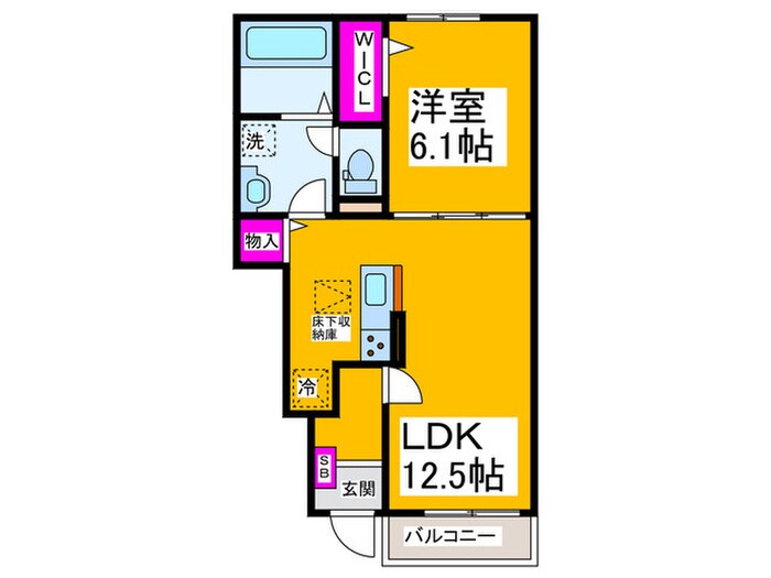 仮）フェルド菩提の物件間取画像