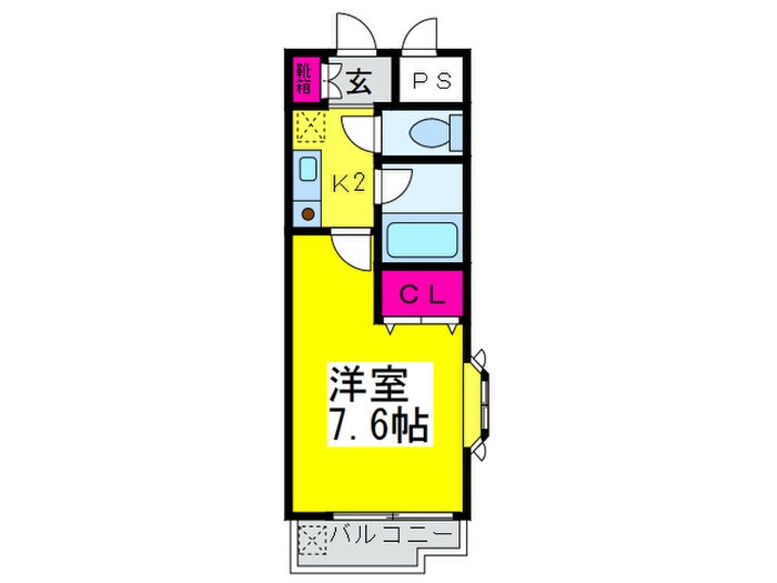 ベルデ堺東の物件間取画像